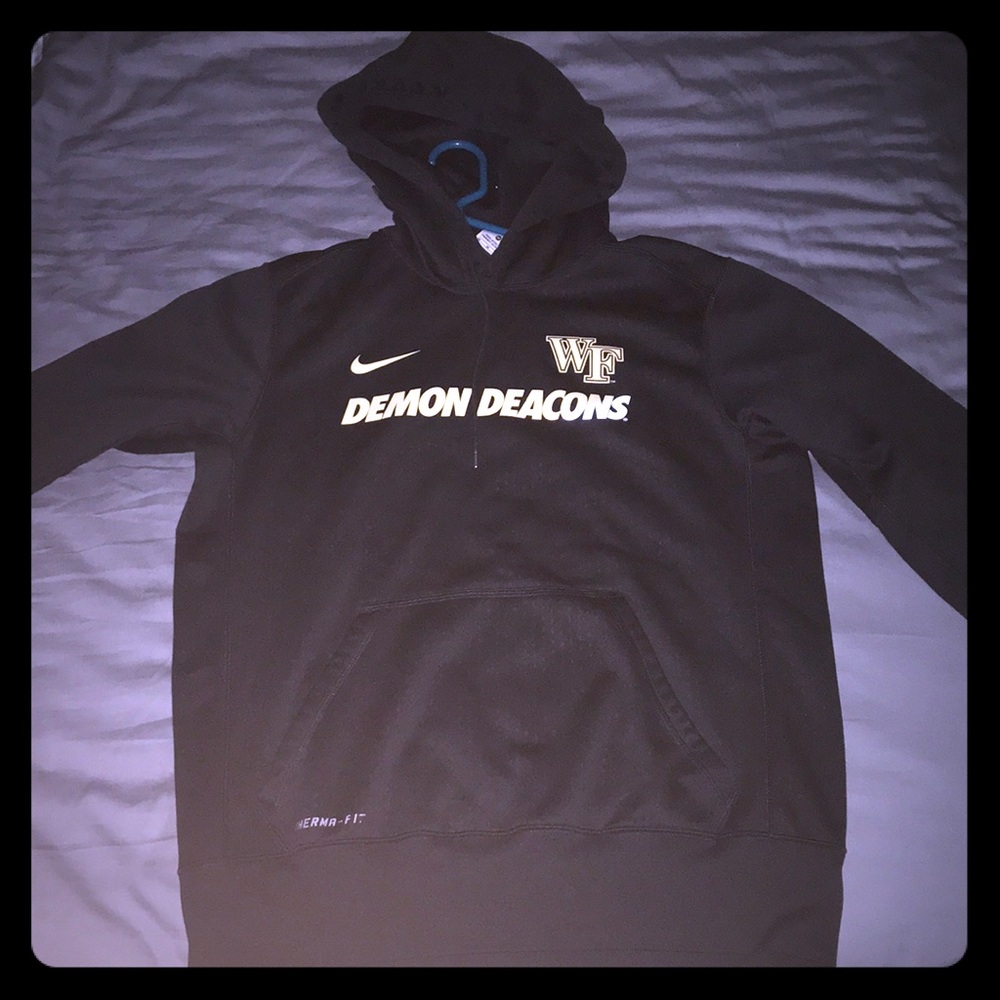 Nike Dri Fit Wake Forest Demon Deacons Hoodie